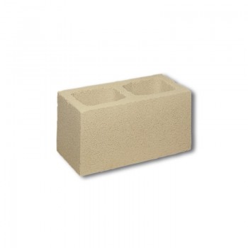 BLOQUE 4C LISAS 39X19X14 CREMA