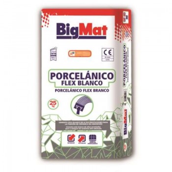 CEMENTO COLA PORCELANICO BCO 25 KGS BIGM