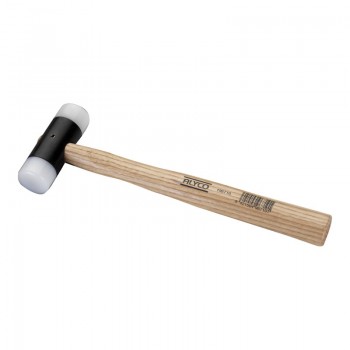 MARTILLO NYLON MANGO MADERA 44MM