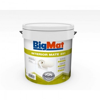 PINTURA PLASTICA BIGMAT 2 EN 1 BCO 4L