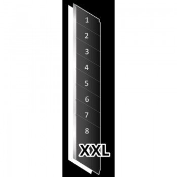 CUCHILLA TRAPEZ 25X125MM SK2-DARK 5CUCHI