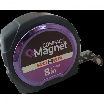 FLEXOMETRO BLACK COMPACT MAGNET 8X25MM