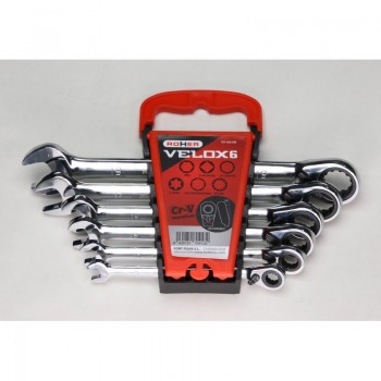 JUEGO LLAVES COMBINADAS VELOX6 8 PIEZAS