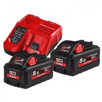 KIT M18HNRG-552 2 BATM18 55AH Y CARGAD