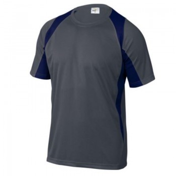 CAMISETA BALI GRIS/AZUL M