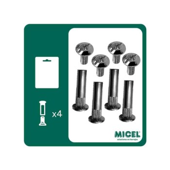 BL JGO TORNILLO UNION KOMBY TNE04 M6 NI