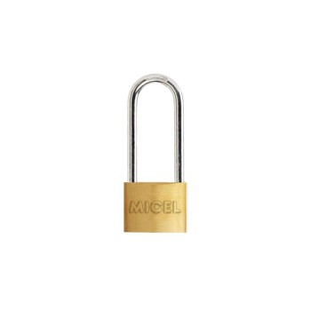 BL CANDADO ARCO LARGO CN02 30MM LATON