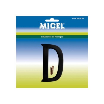 BL LETRA LATON D LTR01 100MM NEGRO