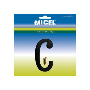 BL LETRA LATON C LTR01 100MM NEGRO