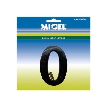BL NUMERO LATON 0 NM01 100MM NEGRO