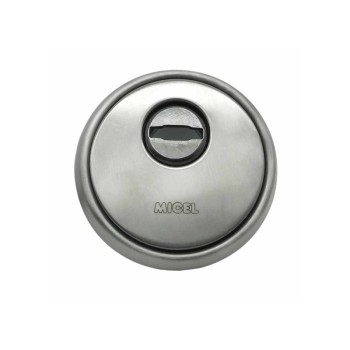ESCUDO SEGURIDAD ES01 63MM NIQUEL SATINA