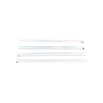 JUEGO GUIA CAJON GC01 350MM BLANCO
