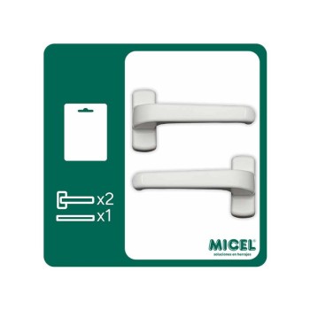 JUEGO MANILLA 6800 ALUMINIO BLANCO